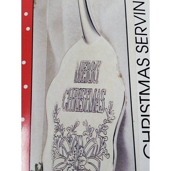 NOS INTERNATIONAL SILVER COMPANY CHRISTMAS SERVING TROWEL PIE SERVEWARE 1997 - Picture 8 of 13